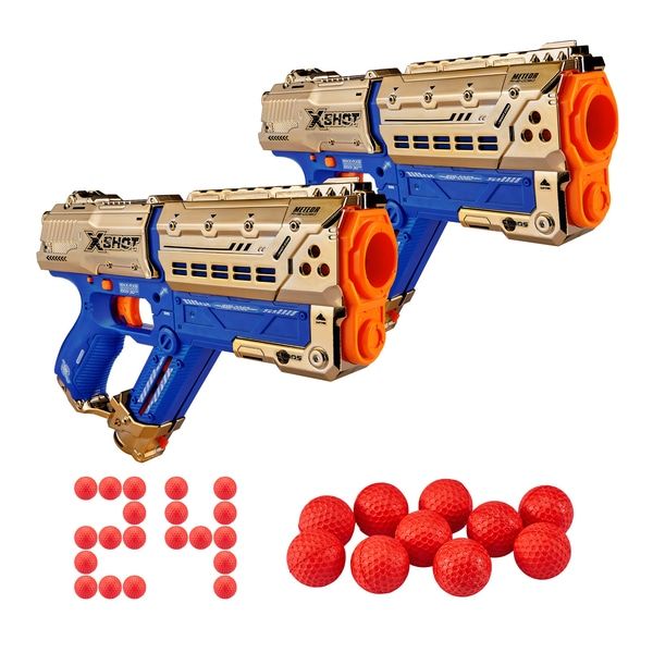X-Shot Chaos Meteor Blaster 2 Pack Royale Edition 36419 - Colorland Toys