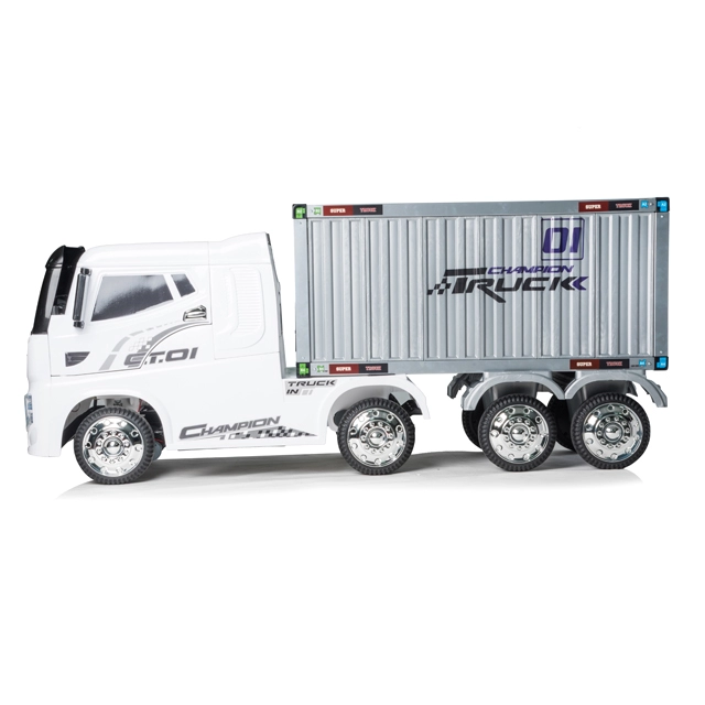Megastar Battery Towing Container Ride On Truck White JJ2011 - Colorland Toys