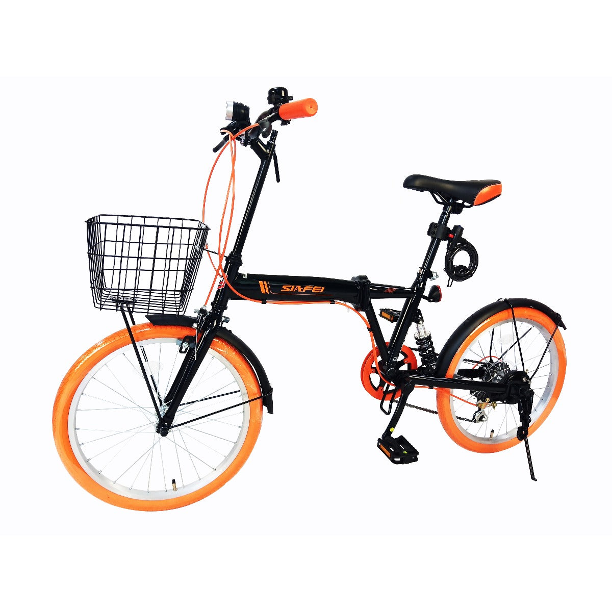 Mogoo Siafei 6 Speed Folding Bike 20 Inch Black - Colorland Toys