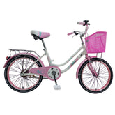Mogoo Bicycle Vego Fashion 20 Inch White Pink - Colorland Toys