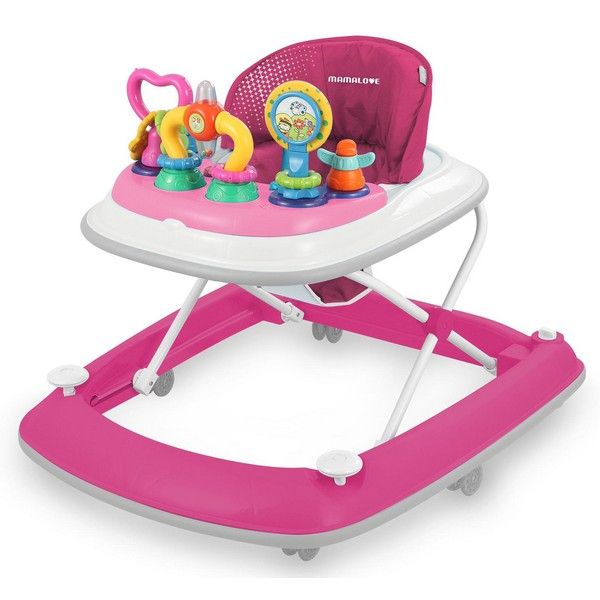 Mama Love Baby Walker Pink 1616B2A - Colorland Toys