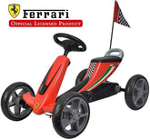 Megastar Licensed Pedal Ferrari Go-Kart Ride-On Car Red LB-8931 - Colorland Toys