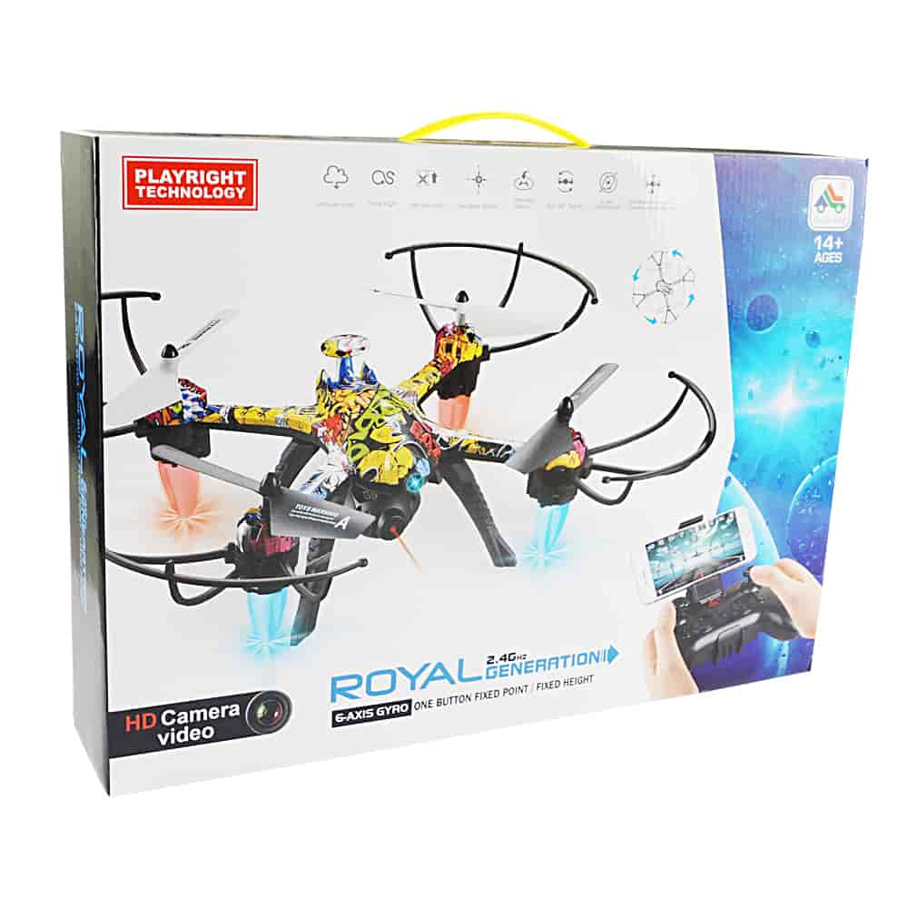 MyToys Royal Generation Smart Camera Drone Assorted H235W - Colorland Toys