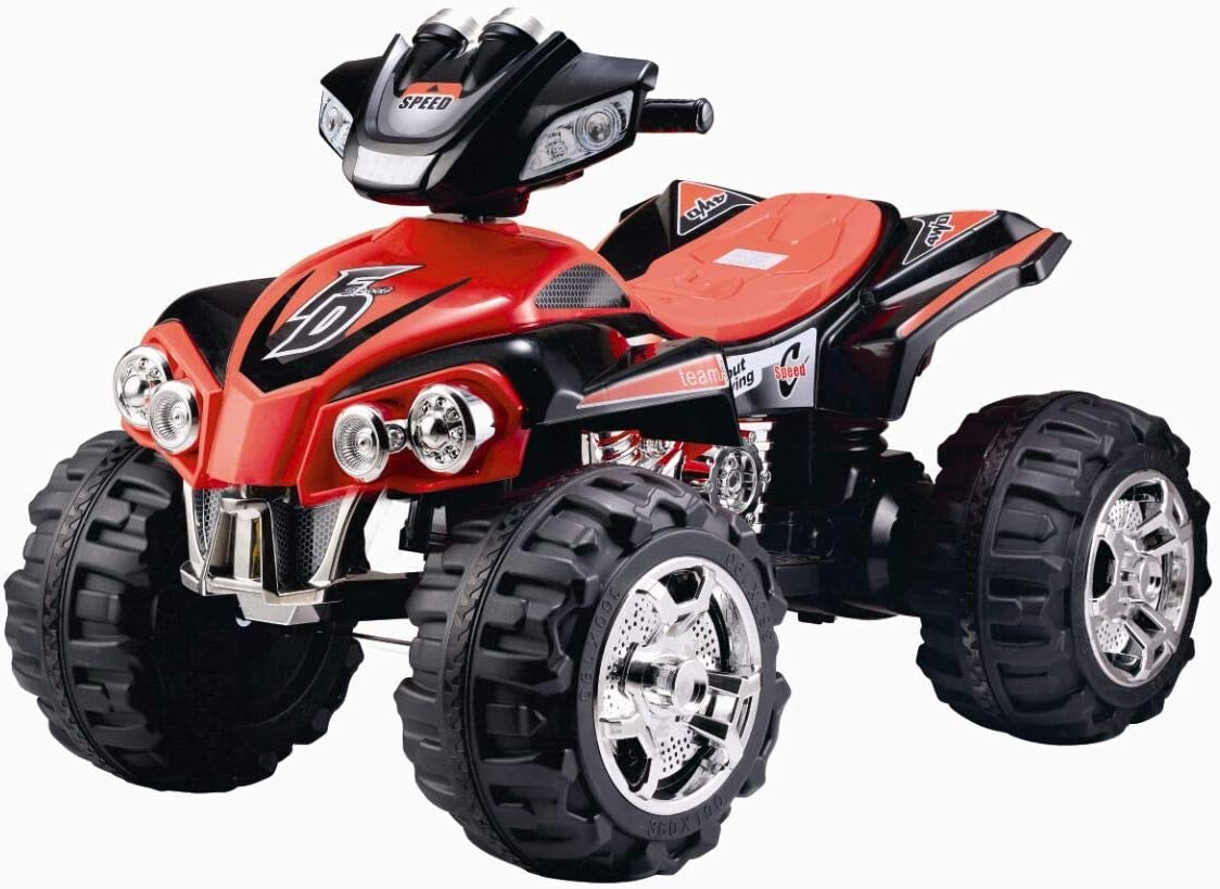 Electric Auto Quad Bikes for Kids Red 5128A - Colorland Toys