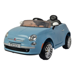 Fiat 500 Powered Riding Car Blue 651R - Colorland Toys