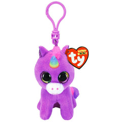 TY Beanie Boos Rosette the Unicorn Purple Clip 3inch 35238 - Colorland Toys
