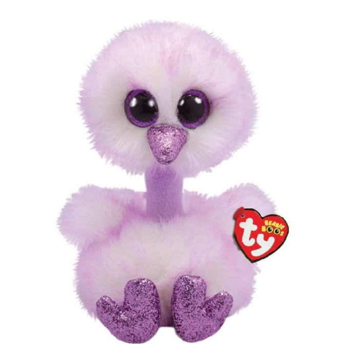 TY Beanie Boos Kenya the Purple Ostrich 9inch 36465 - Colorland Toys