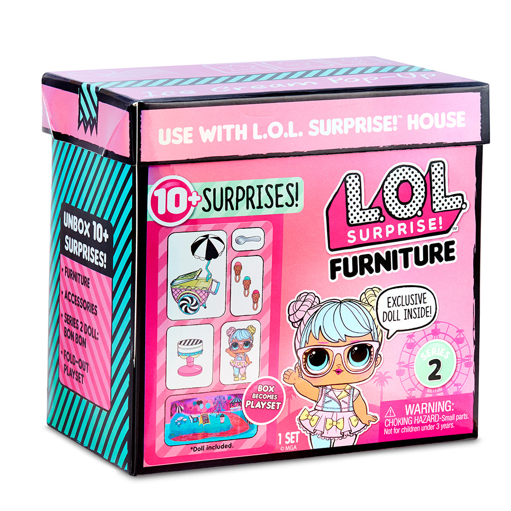 LOL Surprise Ice Cream Pop Up Furniture Playset 561736 - Colorland Toys