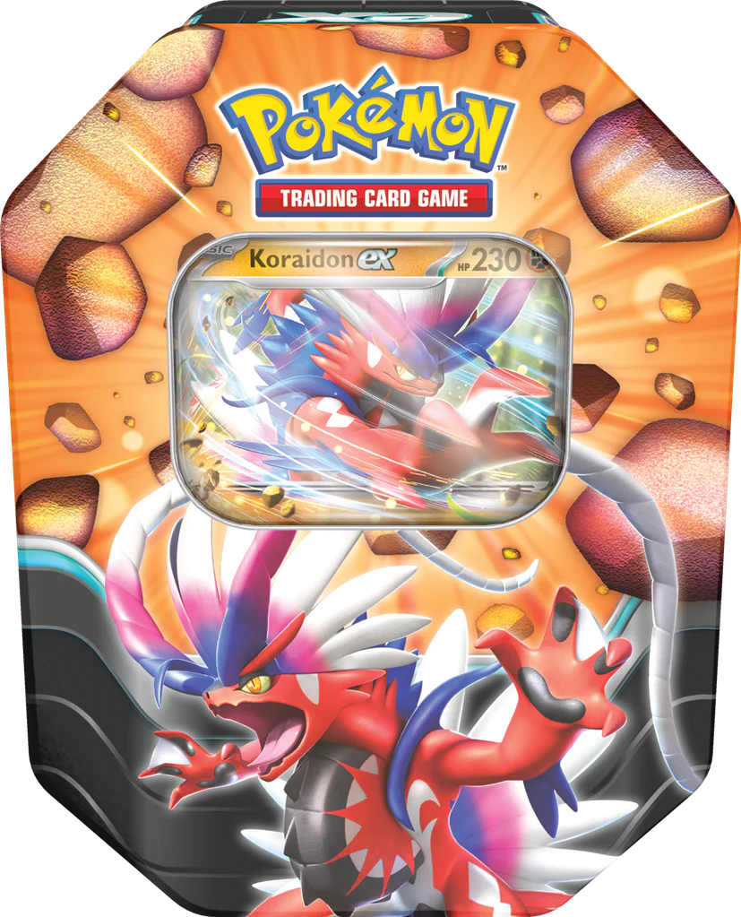 Pokemon TCG: Slashing Legends Tin Koraidon 100-10377 - Colorland Toys