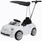 FIAT 500 Push Car With Shade White 3622C