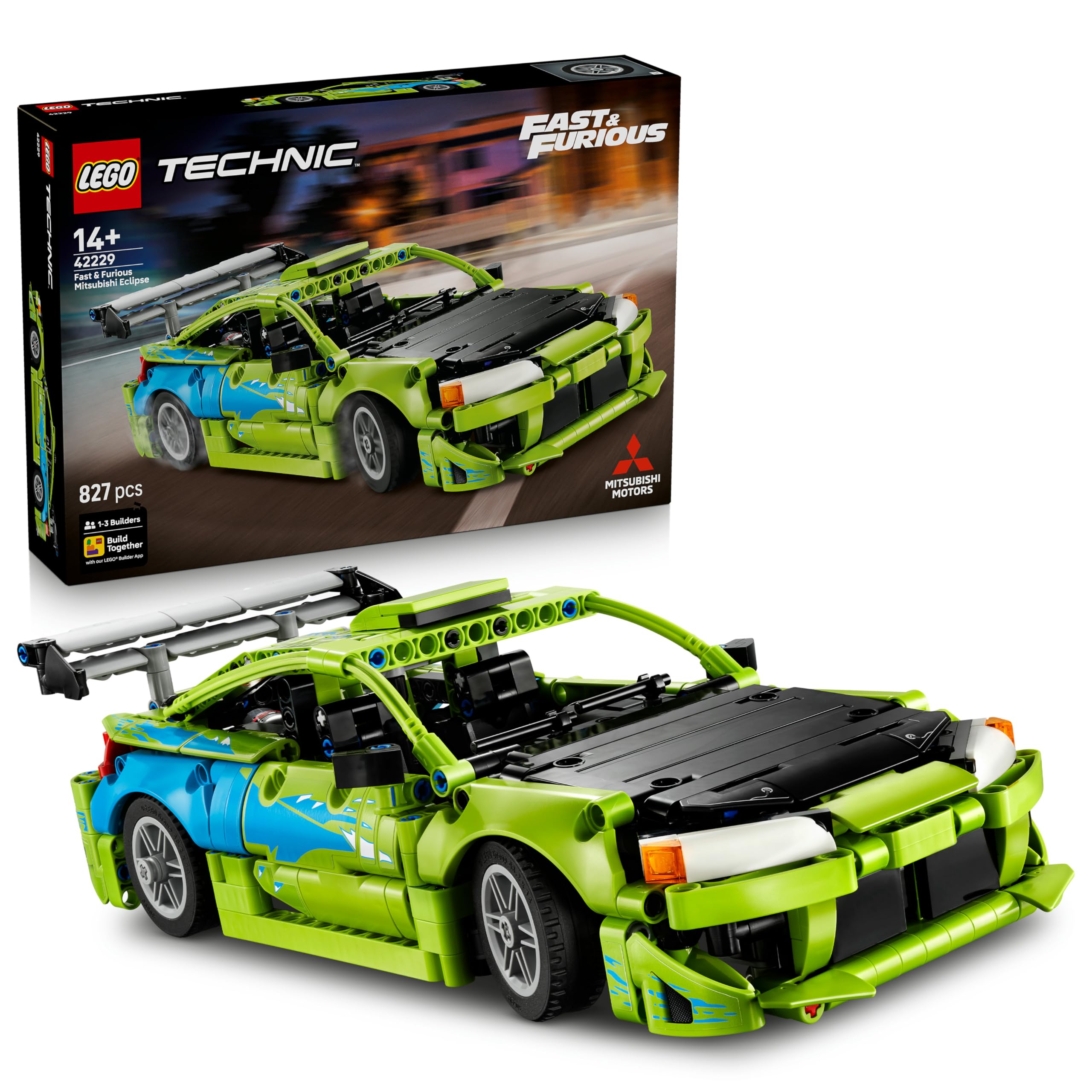 LEGO Technic Fast & Furious Mitsubishi Eclipse Car Building Set (42229)