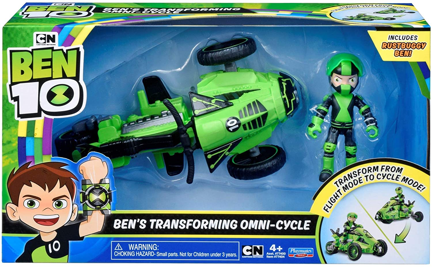Ben10 Transforming Vehicle Cycle with Figure - Colorland Toys