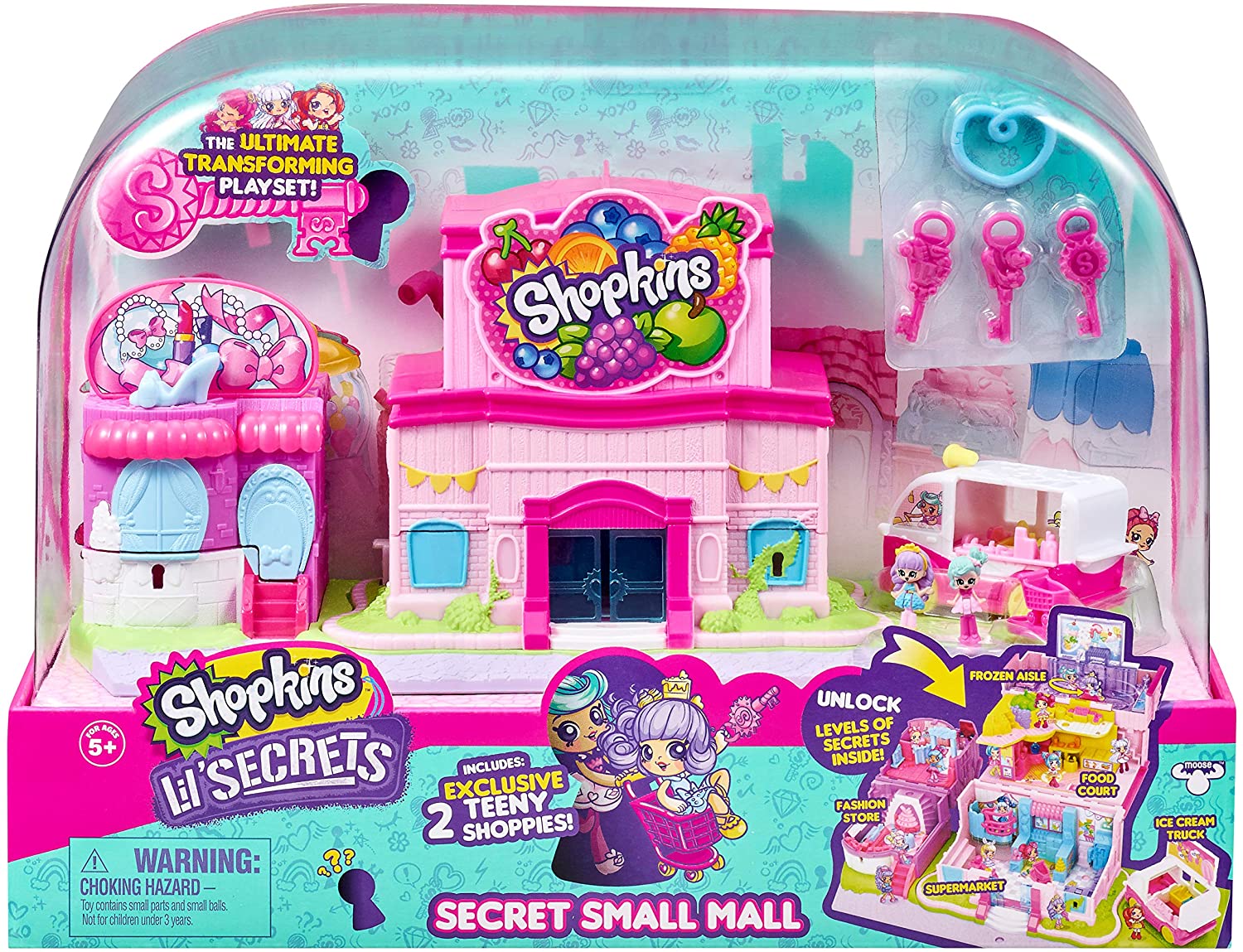 Shopkins Lil Secrets Secret Small Mall Playset 57482 - Colorland Toys