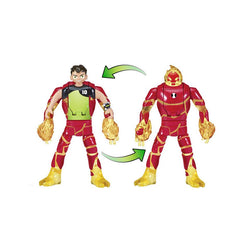 Ben10 Ben-to-Heatblast Transforming Action Figure 76690E - Colorland Toys