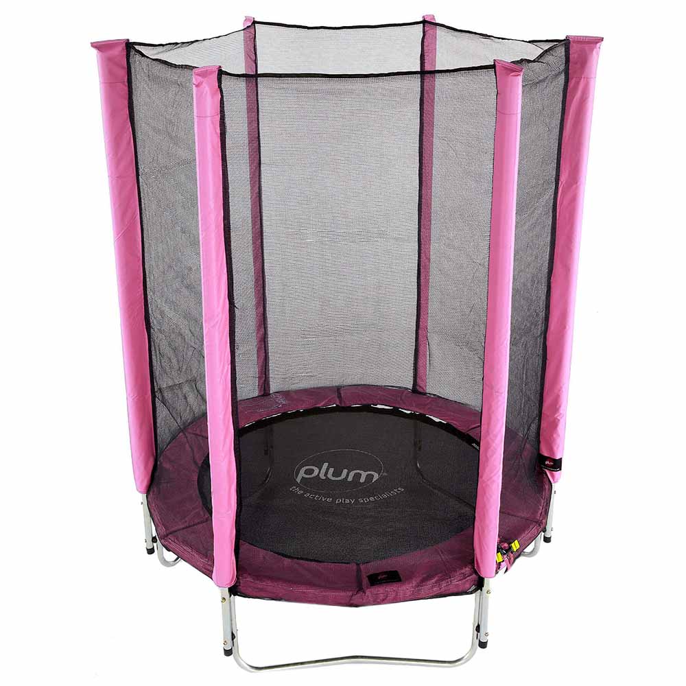 Plum Junior 4.5ft Trampoline Pink 30183 - Colorland Toys