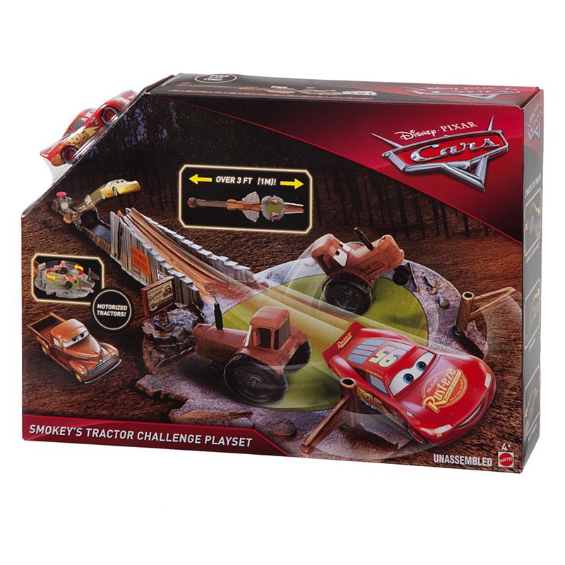 Disney Pixar Cars Smokeys Tractor Challenge Playset FLK03 - Colorland Toys