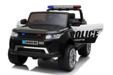 Police Car Double Seat Ride On Black LB601 - Colorland Toys