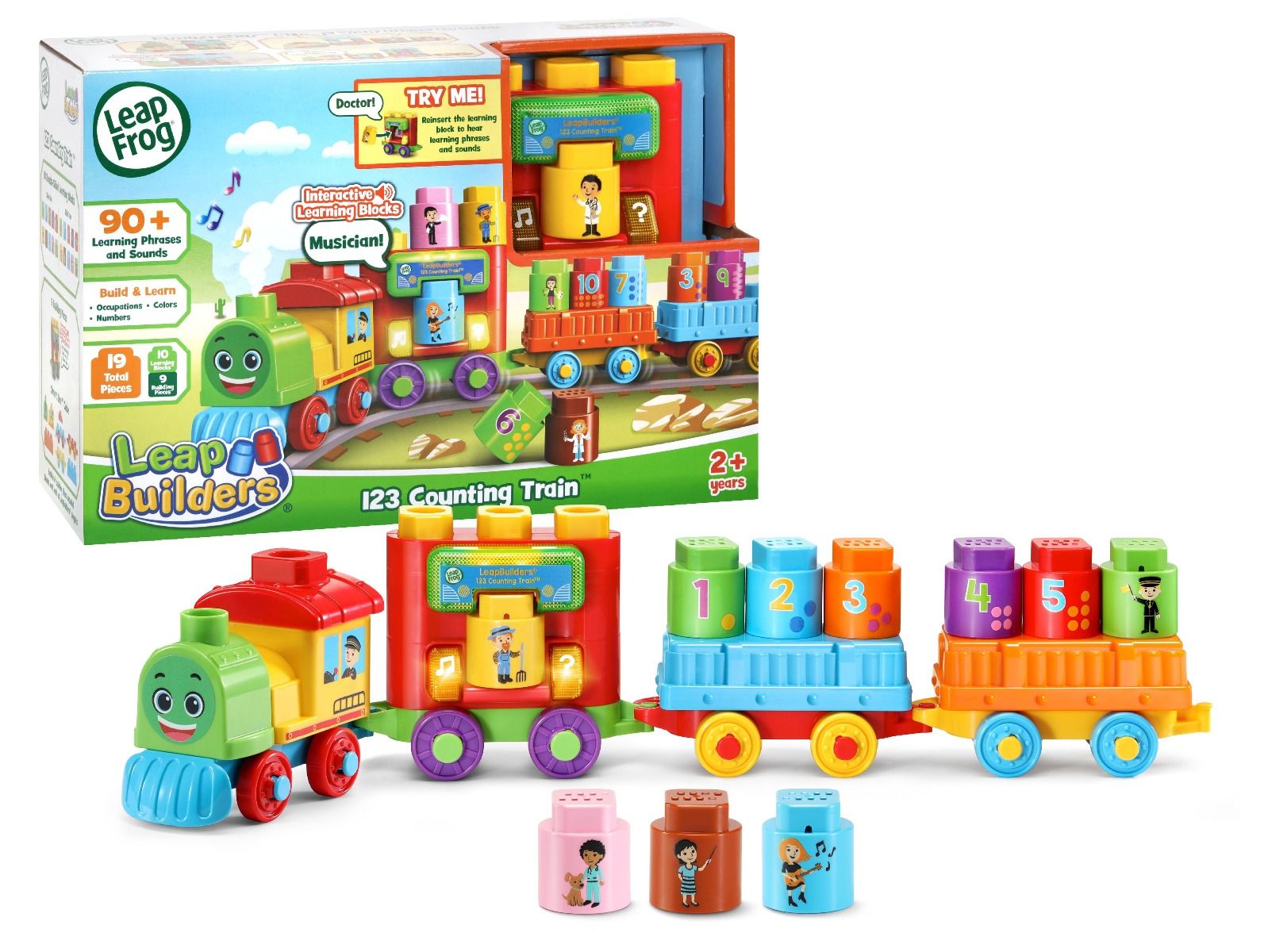LeapFrog LeapBuilders 123 Counting Train - Colorland Toys