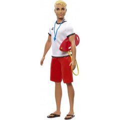 Barbie Career Lifeguard Ken Doll FXP01 - Colorland Toys