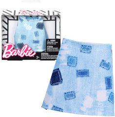 Barbie Fashionistas Light Blue White Skirt - Colorland Toys