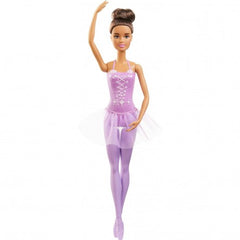 Barbie Ballerina Doll Brunette Purple Tutu GJL58 - Colorland Toys