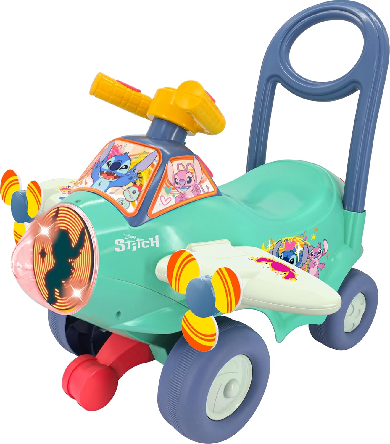 Kiddieland Lights and Sounds Stitch Animated Plane