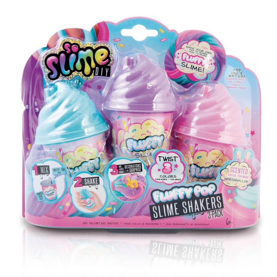 Slime DIY Fluffy Pop Slime Shaker 3 pack - Colorland Toys
