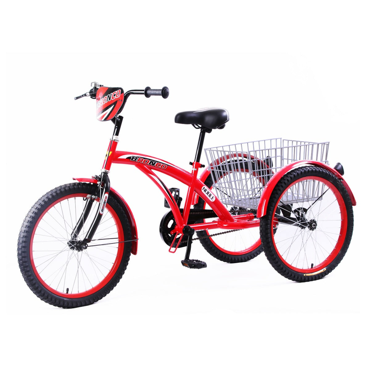 Classic Tricycle 20 Basket Red CL-2800 - Colorland Toys