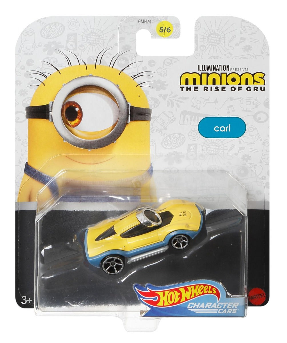 Hot Wheels Carl  Minions The Rise of Gru Character Cars GMH74 - Colorland Toys
