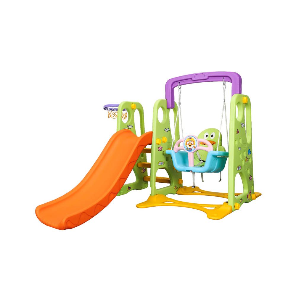Little Angel Slide and Swing Green L-DGN03 - Colorland Toys