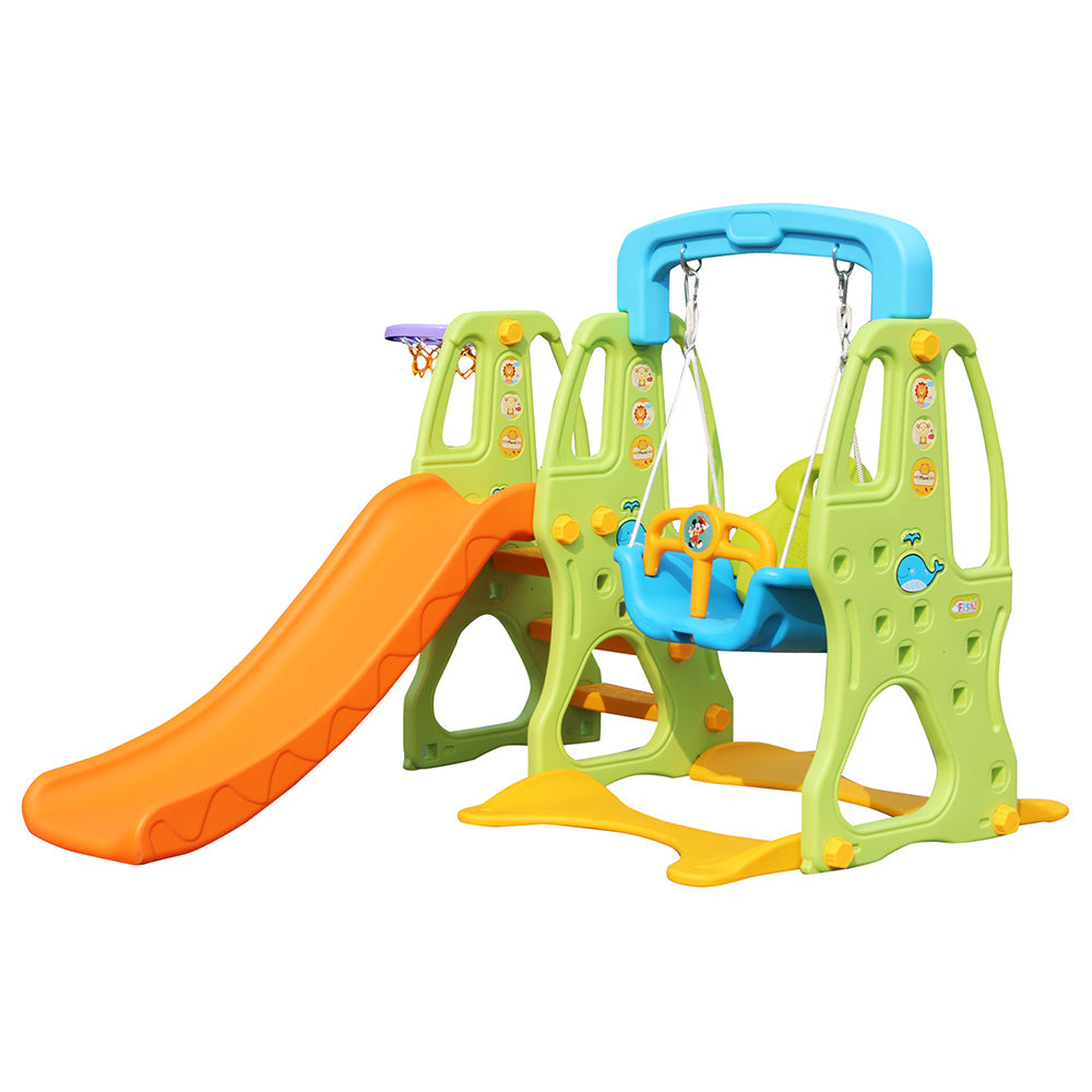 Little Angel Slide and Swing Green L-DC03 - Colorland Toys
