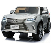 Lexus Licensed 570 Luxury Electric Ride On Car Silver LX570 - Colorland Toys