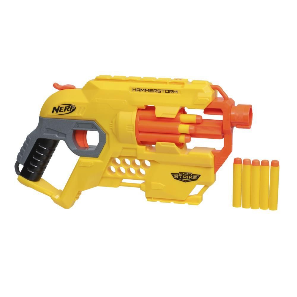 Nerf Alphastrike Hammershot with Rotating 8 Dart Drum E6748 - Colorland Toys