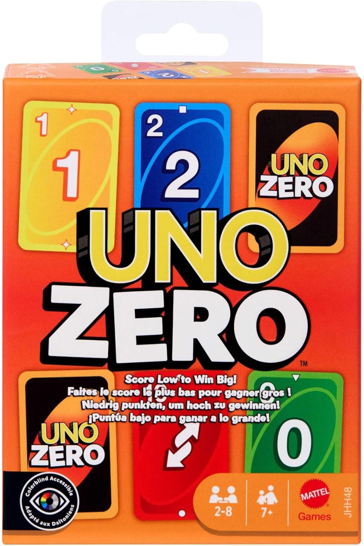 Mattel UNO Zero Card Game for Ages 7+