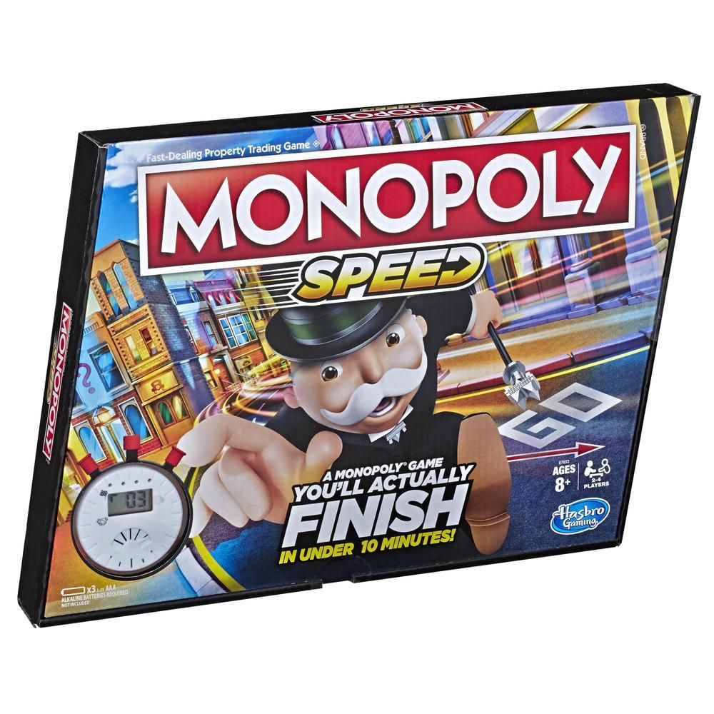 Monopoly Speed Board Game E7033 - Colorland Toys