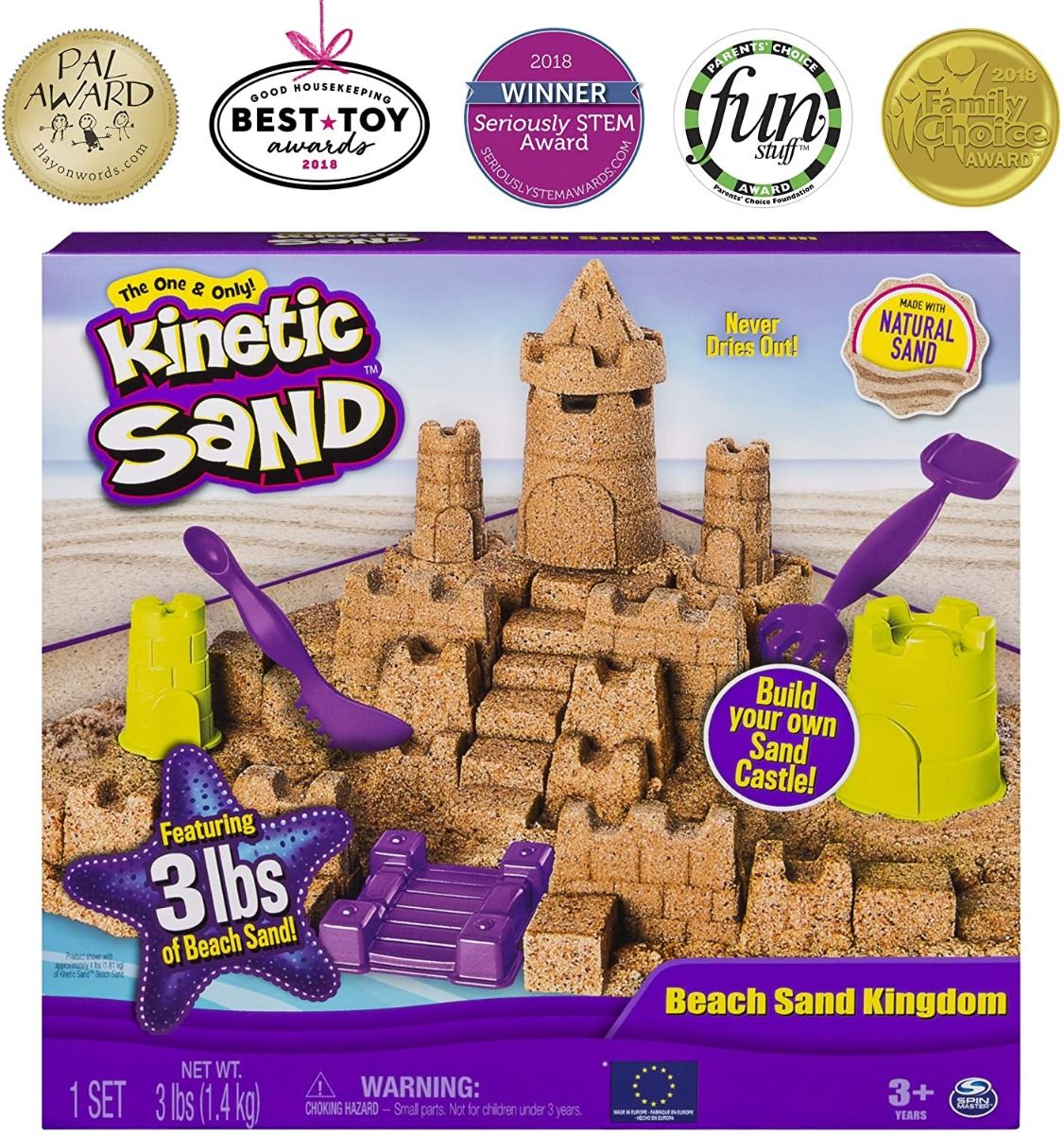 Kinetic Sand Beach Sand Kingdom 6044143 - Colorland Toys