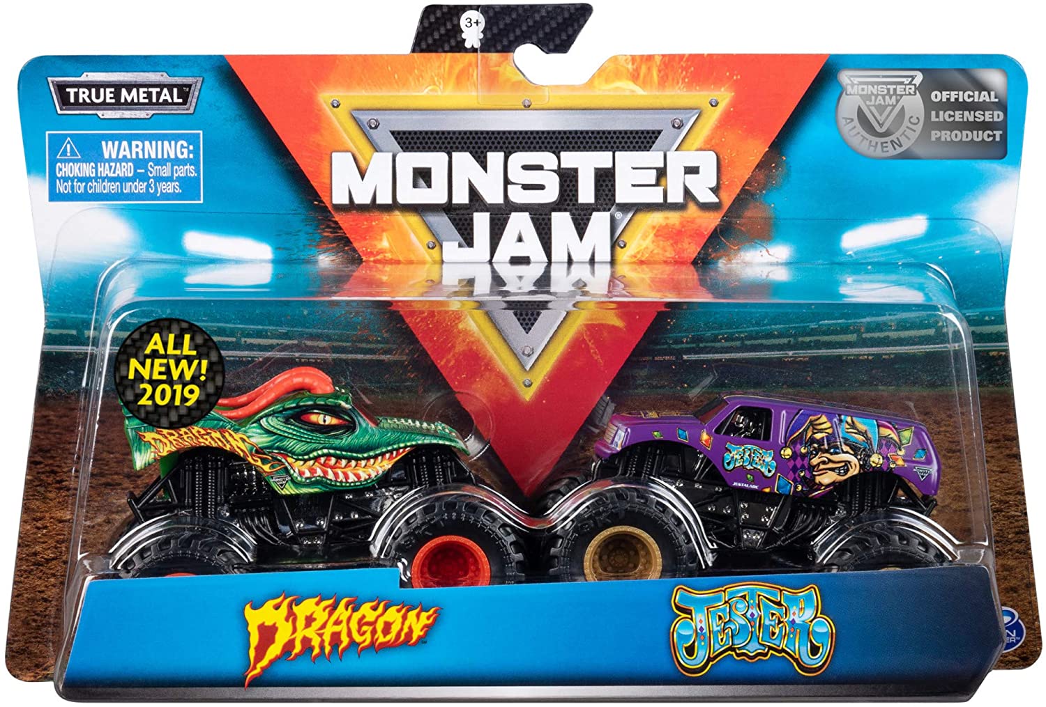 Monster Jam Authentic 2 Pack 6044943 - Colorland Toys