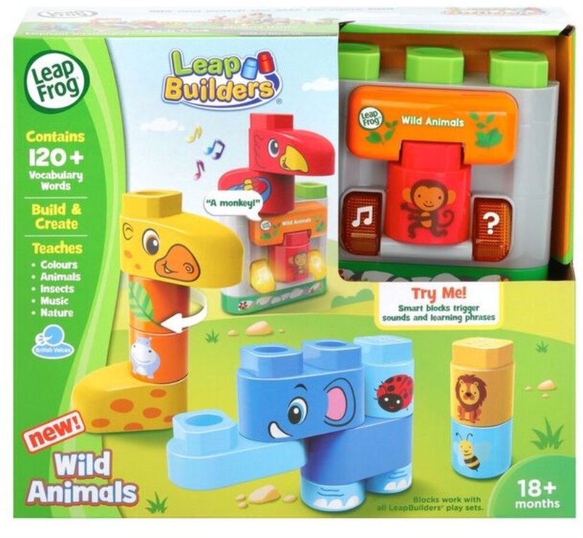 Leap Builders Wild Animals by Leap Frog – 14 Piece Set