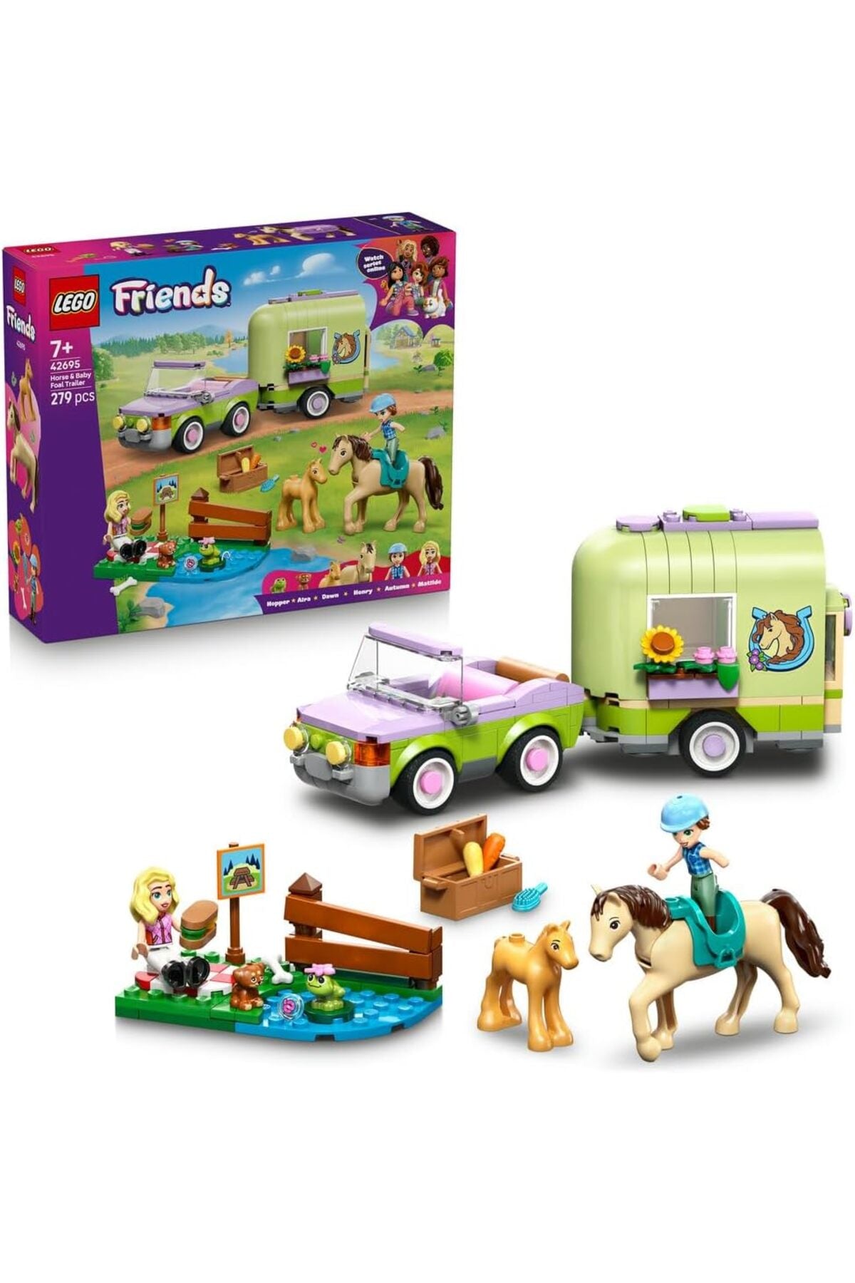 LEGO Friends Horse & Baby Foal Trailer