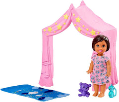 Barbie Skipper Babysitters Tent Playset Doll FXG94 - Colorland Toys