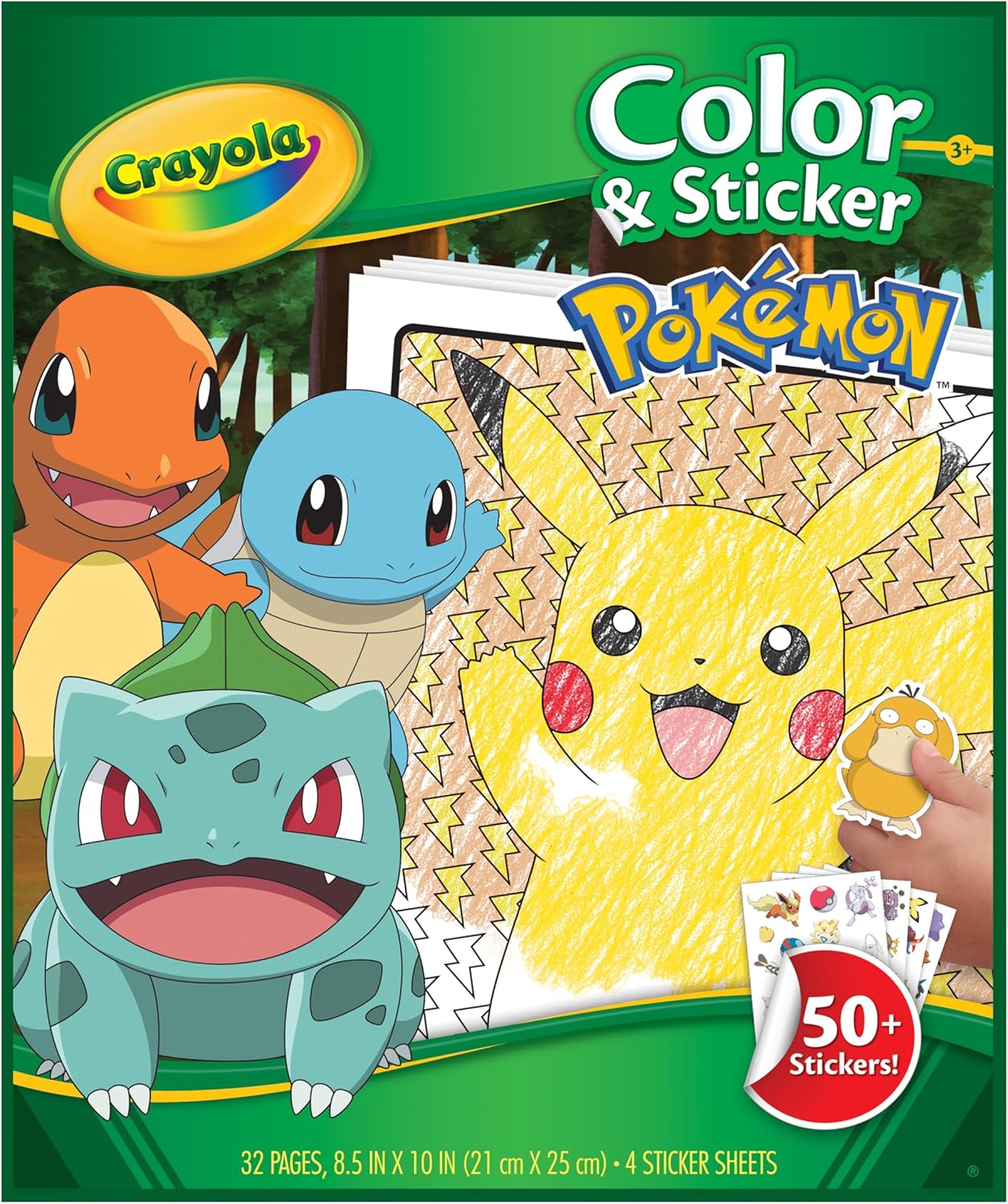 Crayola Color & Sticker Pokemon CY04-2740G