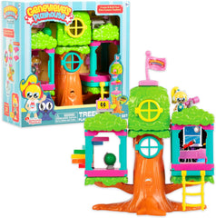 Genevieve's Playhouse Treefort Interactive Modular Playset, 26 Pieces