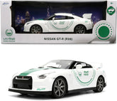 Jada Dubai Police 2009 Nissan GR-R 1:18 9337030314R00