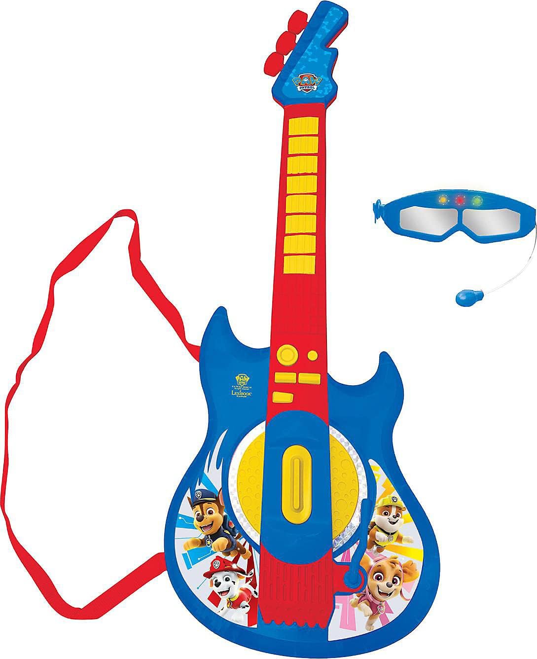 Lexibook K260PA Paw Patrol Chase Electronic Lighting Guitar with Mic