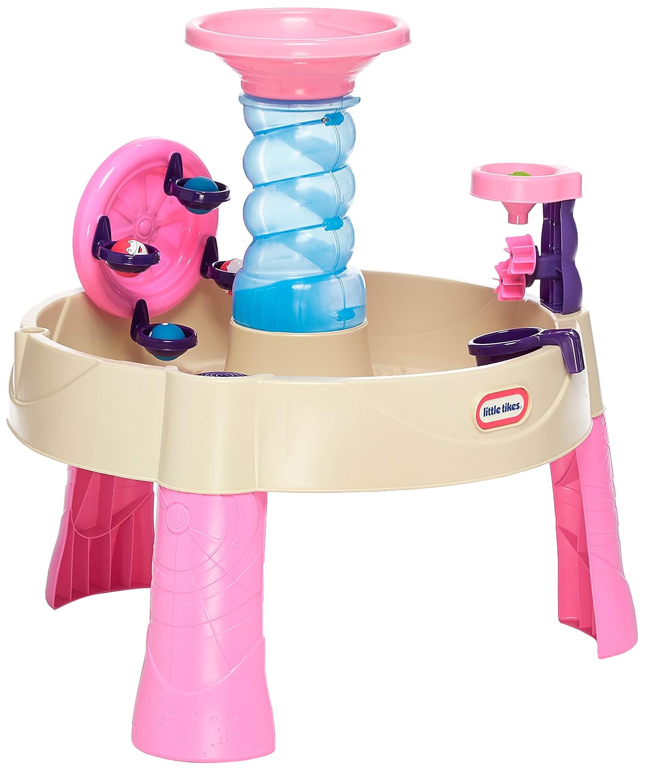 Little Tikes Spiralin' Seas Pink Water Table — Outdoor Sand & Water Play