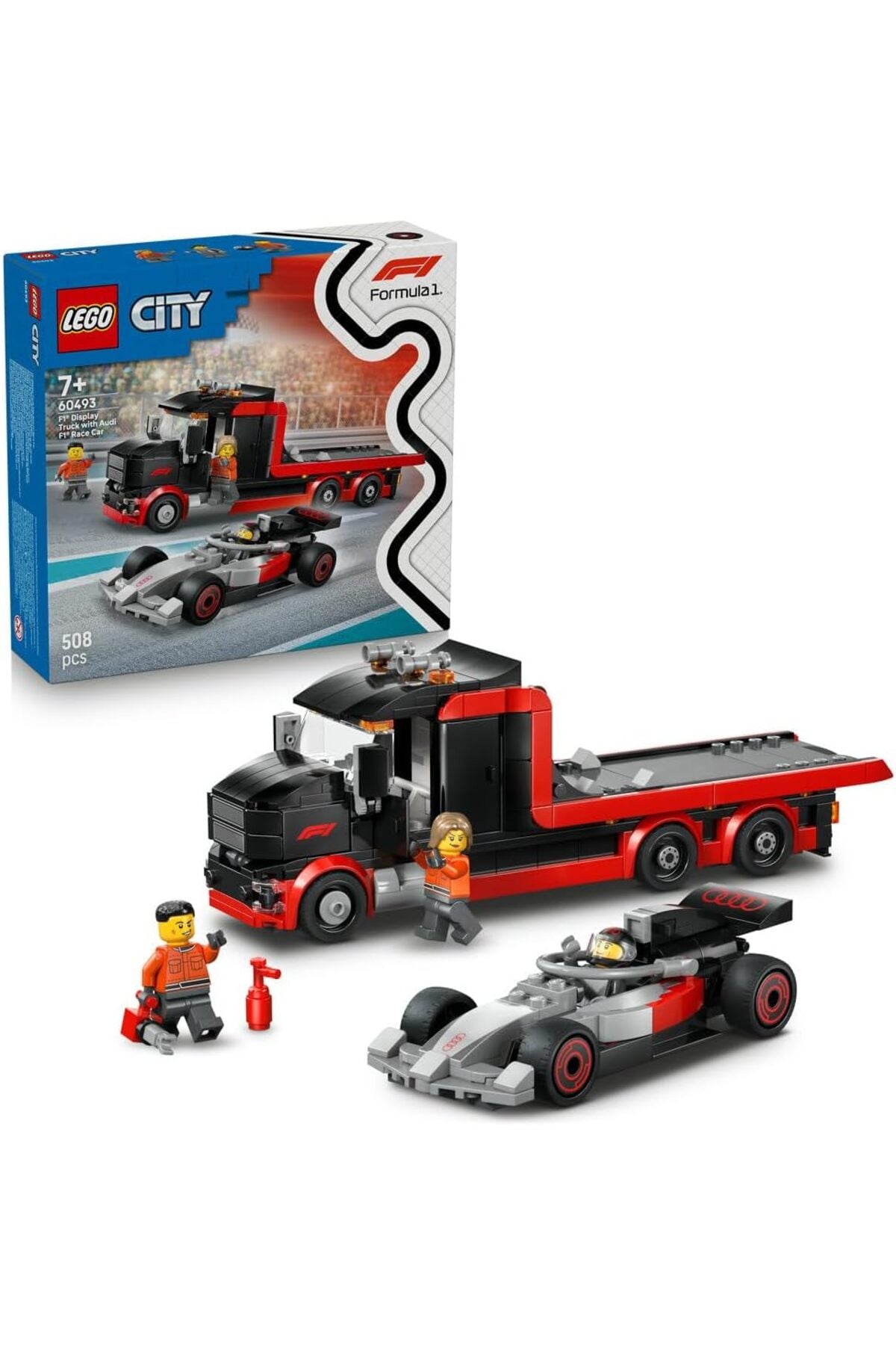 LEGO City F1 Display Truck with Audi F1 Race Car