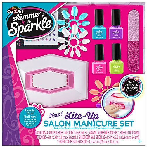 Shimmer N Sparkle Lite Up Nail Dryer & Polish Set 17648 - Colorland Toys