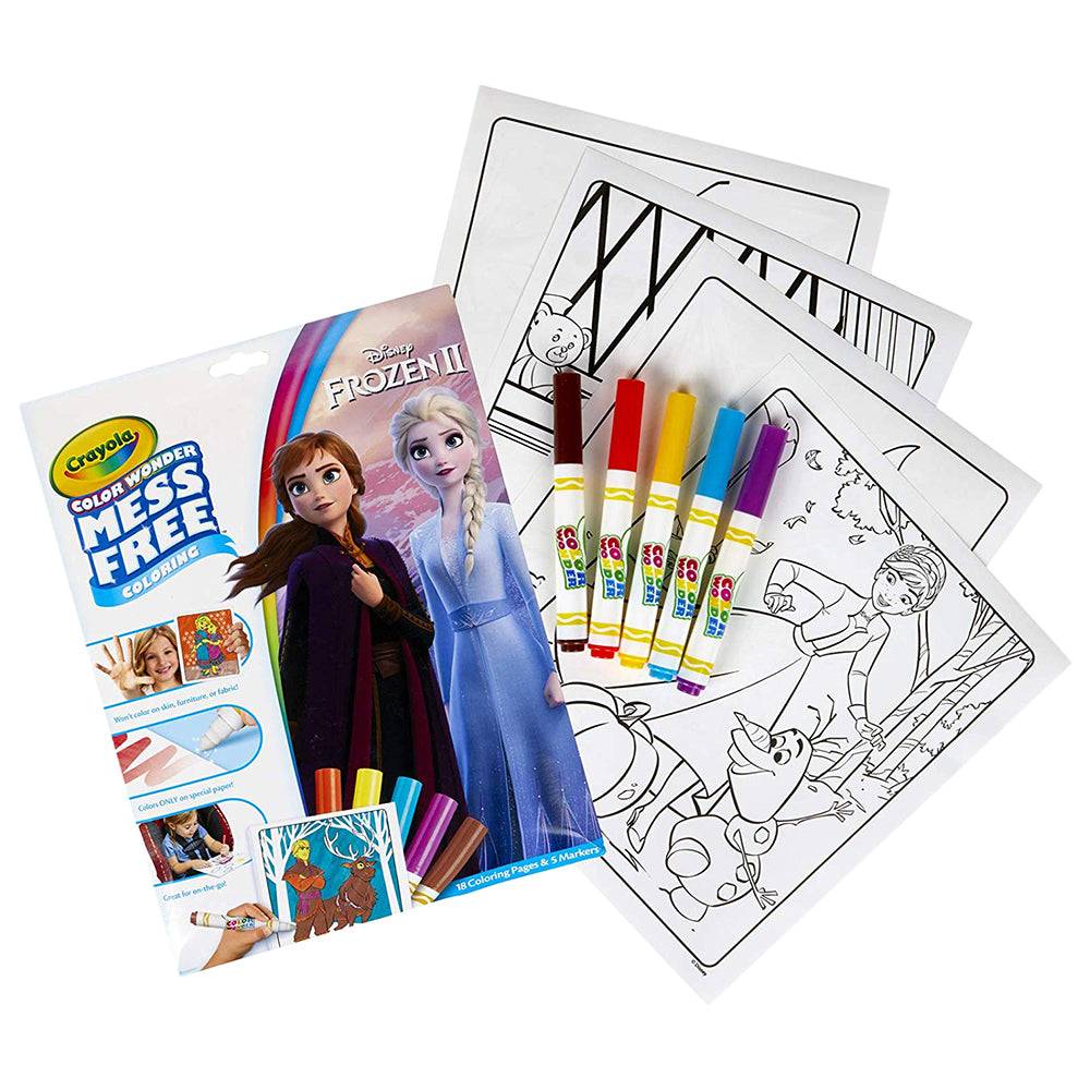 Crayola Color Wonder Coloring Pad & Markers Frozen CY75-7002 - Colorland Toys