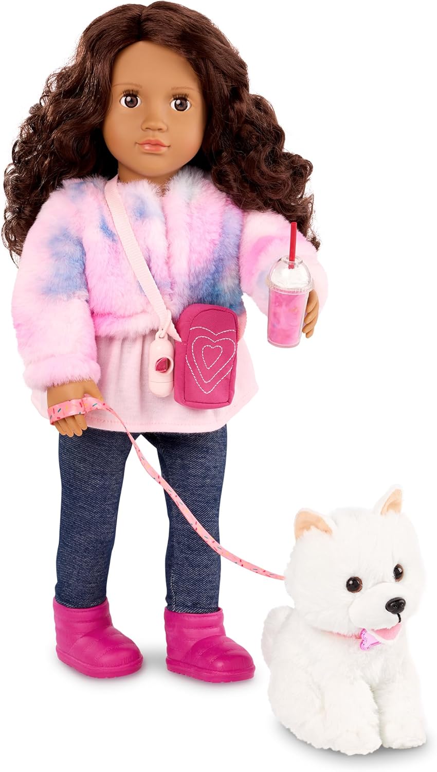Our Generation Doll & Pomeranian Pup with Accessories – Ines & Jojo