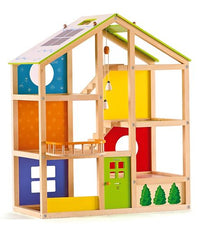 Hape All Season House-Unfurnished E3400 - Colorland Toys